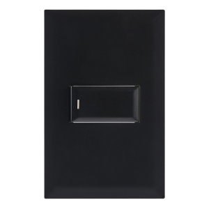Modular Black 1 Lever 1 Way Switch 2 X 4