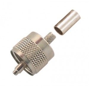 UHF-PLUG PL259 CRIMP &amp; SOLDER 9.5mm RG213 M5500J