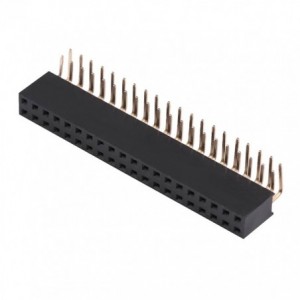40W DIL PCB R/A SOCKET HEADER P2.54mm 40FPR