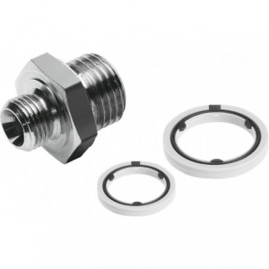 Double Nipple Male 1/4" To Male 1/4"