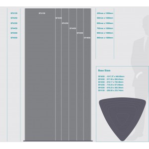 PARROT SIGN FRAME 420x1800mm TRIANGULAR TOWER