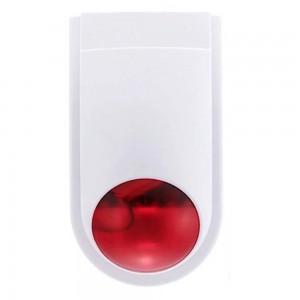 Tuya Wireless Outdoor Sound &amp; Light Siren- 433MHz Alarm- 120dB with Strobe / WL-106AW