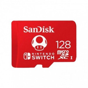 SanDisk 128GB microSDXC UHS-I Card for Nintendo Switch - Mario Edition