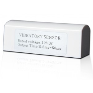 Tuya Wired Vibration Detector- Adjustable Shock Sensor with Analyser- 12-60V DC / WL-70