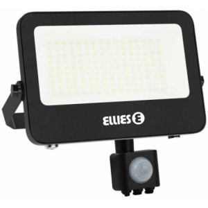 Ellies Quasar Series 50W AC Motion Sensor Flood Light  with 3CCT -BK