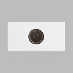 Modular White Satellite TV Module