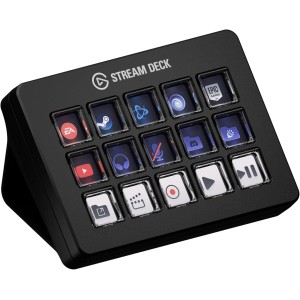 Elgato Stream Deck Scissor Keys | 15-Key Customizable Workflow Controller