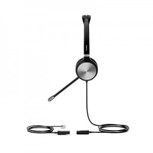Yealink YHS36 E2 Dual Headset With RJ-9 And Noise Cancelling Microphone And Leatherette Ear Cushions