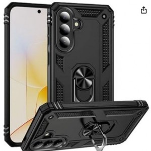Tuff-Luv - Rugged Case &amp; Stand Compatible with Samsung Galaxy A57 5G - Black