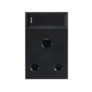 Modular Black 16A Switched Socket Module