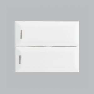 Modular White 2 Lever 1 Way Splitter Switch