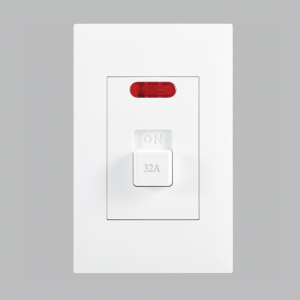 Modular Wh 32A Double Pole Isolator 2 X 4
