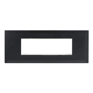 Modular Black 6 Lever Plate + Frame