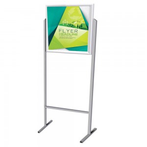 PARROT STAND POSTER FRAME DOUBLE SIDED A3 LANDSCAPE