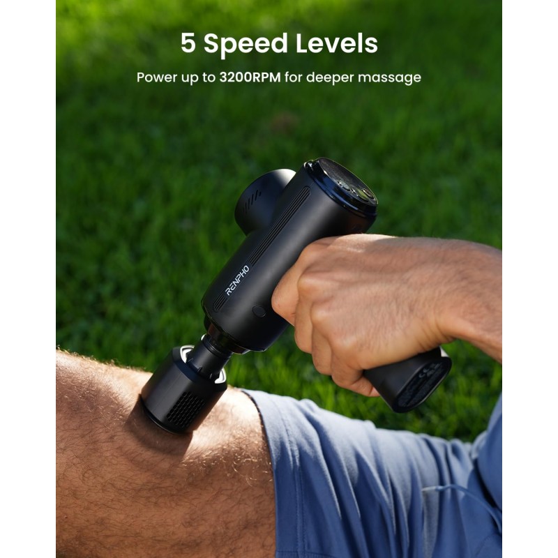 RENPHO Active Thermacool 2 Massage Gun | Hot & Cold Deep