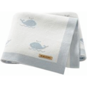 Echo Baby Knitted Blanket - Whale Pattern