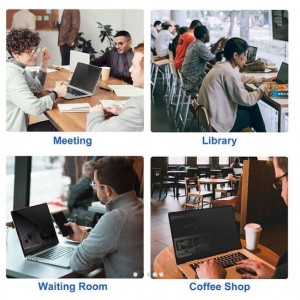 Tuff-Luv - 4 Way Magnetic Privacy screen for MacBook Neo 13"