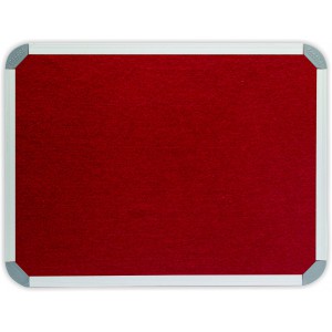 Parrot Info Board Aluminium Frame 1000 * 1000MM Burgandy
