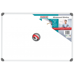 PARROT Slimline Magnetic Whiteboard (900x600mm)