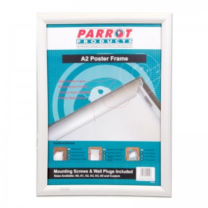 Parrot Poster Frame A2 655*480MM Single Mitred