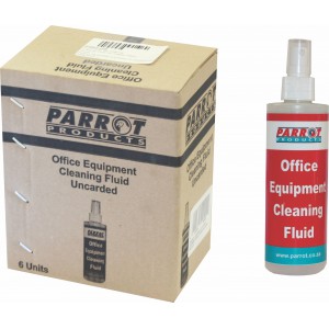 Parrot Cleaning Fluid Office Equipment 250ML Uncarded Box Of 6