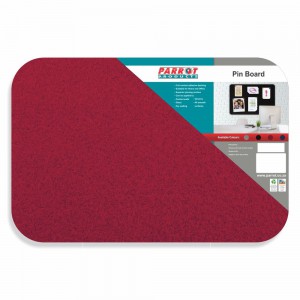 Parrot Pin Board Adhesive No Frame 900*600MM Red