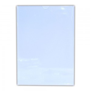 Parrot Perspex Pocket Clear / White Backing A3