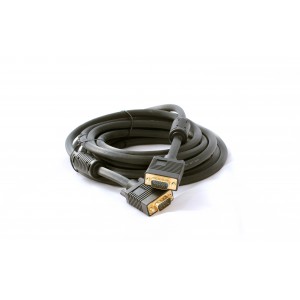 PARROT CABLE 15 PIN MALE TO MALE VGA 5M FLY LEAD