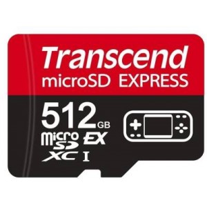 TRANSCEND 512 GB microSD Express Card PCIe Gen 3 Read up to 900MB/S Write up to 780 MB/s UHS-I U3 V30 A1