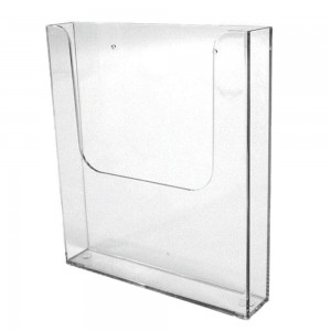 Parrot Acrylic Brochure Holder Wall Mountable A4