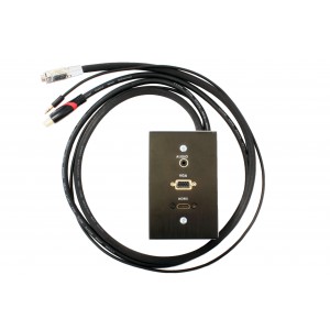 Parrot Adaptor - Wall Box 15 Pin Male To Female Vga Cable 1M/AUDIO/HDMI