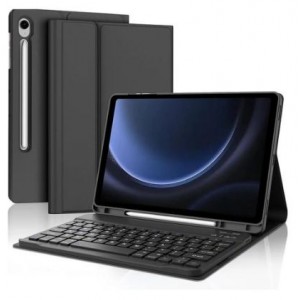 Tuff-Luv - Bluetooth Keyboard Case for the Samsung Tab S10 FE+ 13" (SX-X620/X626) - Black (5056560421699)