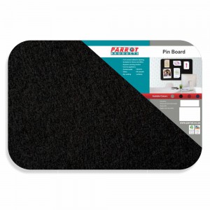 Parrot Pin Board Adhesive No Frame 600*450MM Black