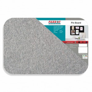 Parrot Pin Board Adhesive No Frame 600*450MM Grey
