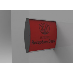PARROT SIGN FRAME 100 x 300MM DBL SIDED WALL MOUNTED (M)