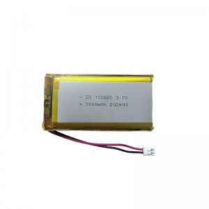 3.7V 3000mAh 103665 Lithium Polymer Rechargeable Battery