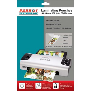 PARROT LAMINATING POUCH A4 220x310 160(80+80) MIC PACK 25