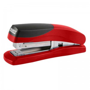 PARROT STAPLER PLASTIC MED 105x(24/6 26/6) RED 20pgs