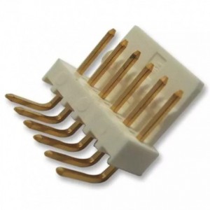 HEADER SIL R/A 06W F/L 2.54mm GOLD 06MPR1