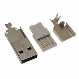 USB 2.0 Plug A-TYPE Inline Wire Type XY-USB176