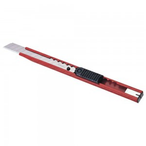 PARROT CRAFT KNIFE METAL RED