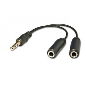 PARROT ADAPTOR - 3.5MM STEREO MALE TO 2X STEREO FEMALE