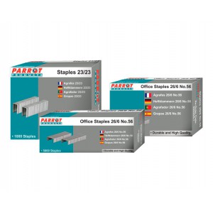 PARROT STAPLES 24/6  (1000pcs) 20 pages