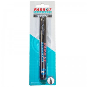 Parrot Marker Permanent Bullet Carded Black