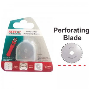 PARROT CRAFT KNIFE ROTARY BLADES 28mm PERFORATE