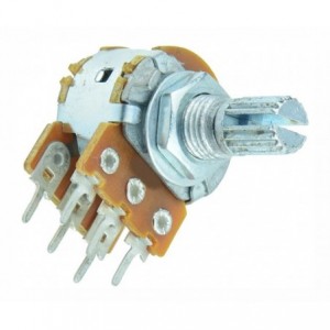 Potentiometer S/T Dual P/M 16MM 10K 0W1 F16KG-B10K-L20KQD