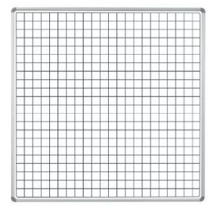 PARROT EDU BD S/LEAF 1220*1210 MAG WHITE SQUARES 1 SIDE