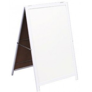 PARROT A FRAME WHITEBOARD NON-MAG STEEL FRAME 900*600MM