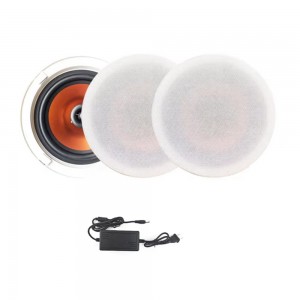 6.5" Bluetooth Ceiling Speaker &amp; Double Passive Speaker Pack (Active + 2 Passive Set)