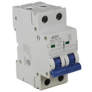 63AMP 2P 4-5KA C Curve Din Mcb